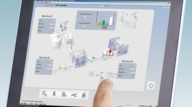 Operating and monitoring tasks now possible on mobile devices thanks to new visualisation app