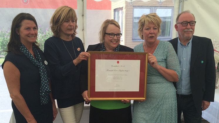 Susanne Gerhard, Lotta Roupe, Erika Norlander Ekberg, Eva Jönsson och Christer Henriksson.