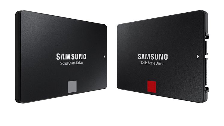 Samsung oppgraderer SATA-serien med 860 PRO og 860 EVO –  to nye SSDer som støtter V-NAND teknologi