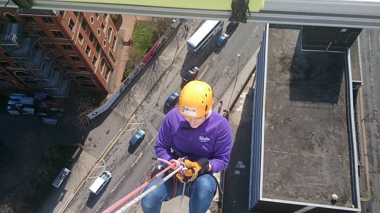 ​Leeds daredevils conquer first ever Stroke Association abseil