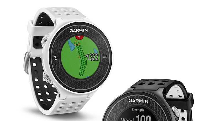 Garmin presenterar Approach S6. En slimmad golfklocka med banguide i färg.