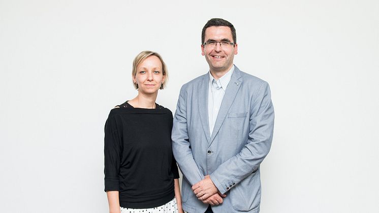Levente Kovács, Vice Rector of Education at Óbuda University, and Gabriella Alexi, Unit Manager at Sigma Technology Hungary