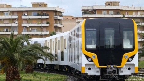 The First Driverless Train of New Lima Metro, manufactured by Hitachi Rail Italy, arrives in Lima