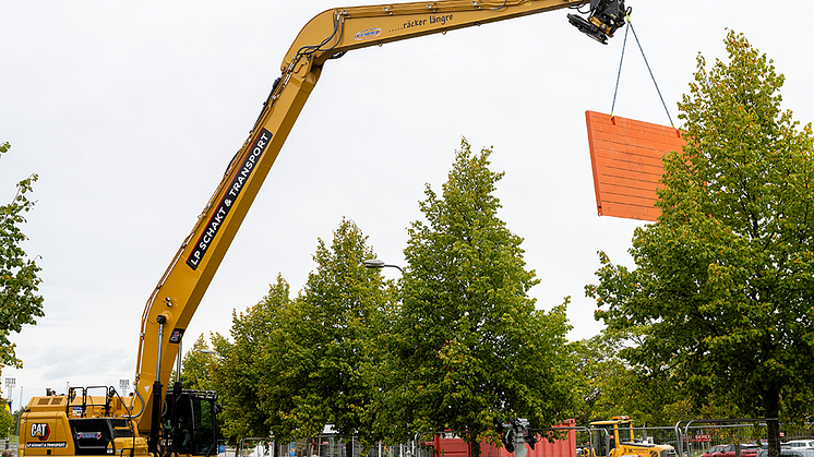 LP Schakt har fått nya Cat 352 Next generation