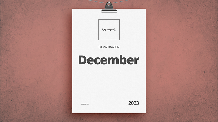 Bilmarknaden december 2023