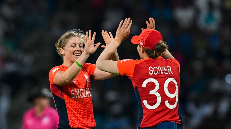 England Women at the 2018 ICC Women's World T20. Photo: Getty Images 