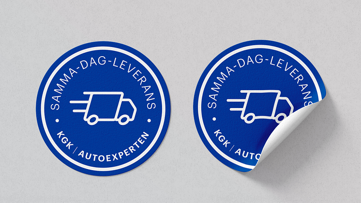 Leverans samma dag med hjälp av Autoexpertens butikers lokala lager.