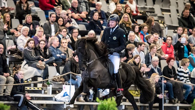 Vignir Jonasson på Viking från Österåker på Elmia Icelandic Power Show 2017. Foto: Sofie Lahtinen Carlsson