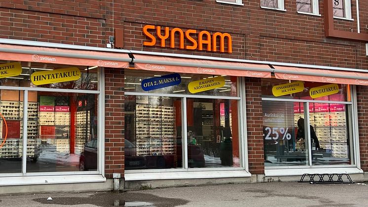 Synsam on uudistunut Nummelassa, tarjolla alueen laajin silmälasivalikoima