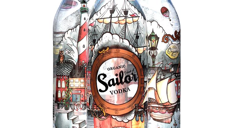 Prisbelönta svenska vodkan Good Ol´Sailor får ny design