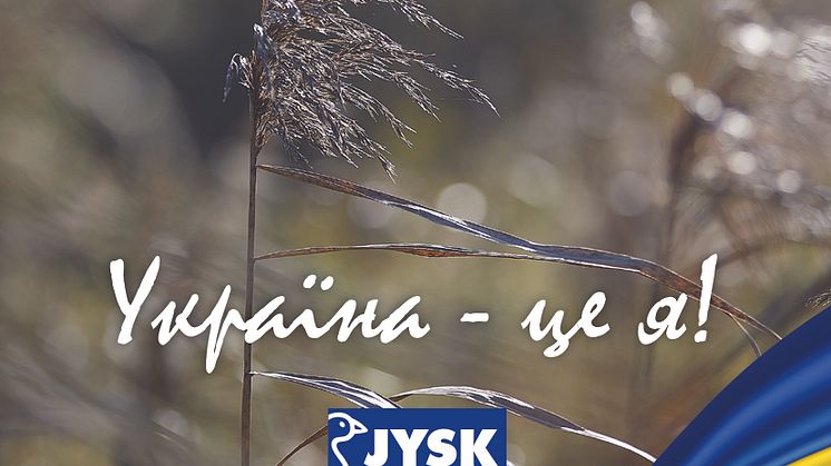 JYSK створив колекцію патріотичних наліпок у благодійних цілях