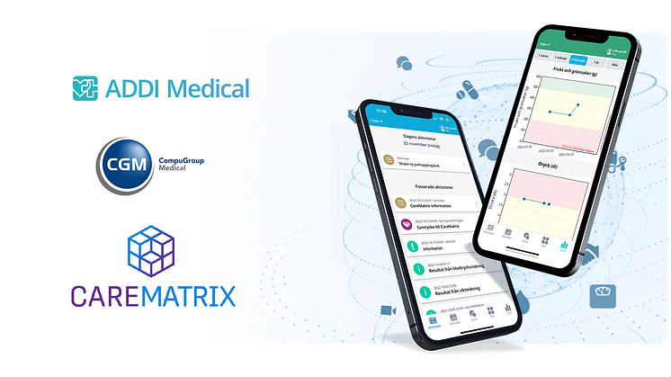 ADDI Medical har tillsammans med CompuGroup Medical blivit utvalda som en av leverantörerna i det europeiska H2020 Pre-commercial Procurement (PCP)-projektet ”CAREMATRIX” 