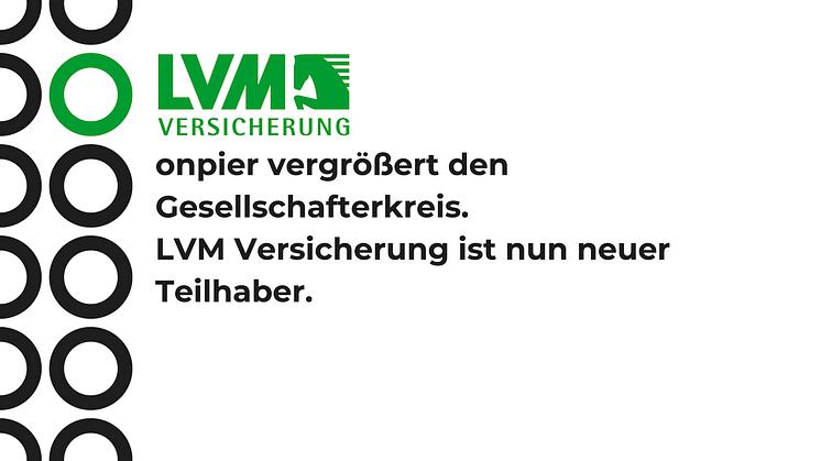 onpier vergrößert Gesellschafterkreis – LVM neuer Teilhaber des HUK-COBURG Corporate Startups.