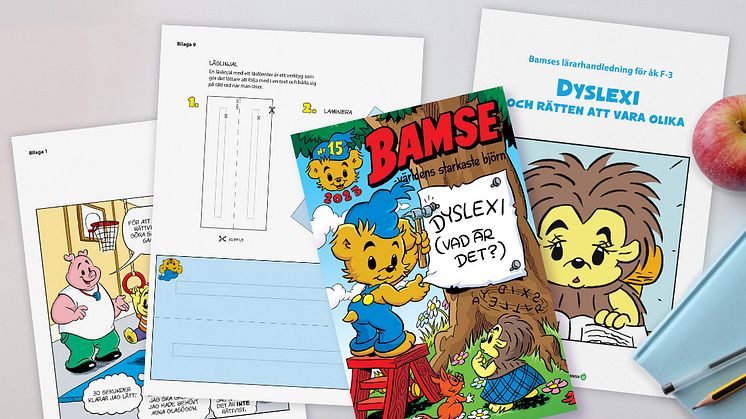 Tecknade favoriter ska öka kunskapen om dyslexi i skolan