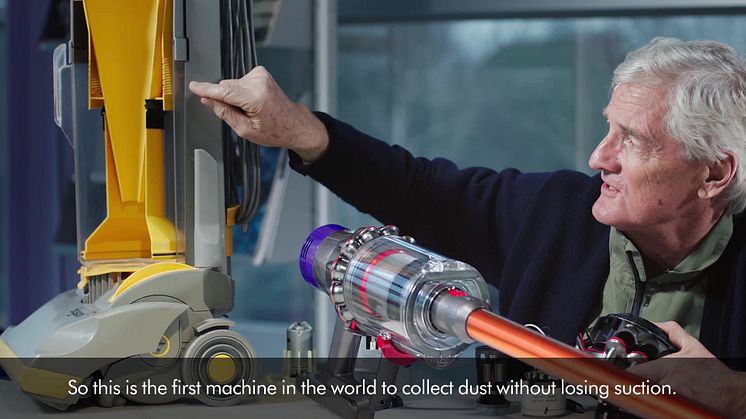 James Dyson talks about Dyson Cyclone v10 - Cyclone Technology