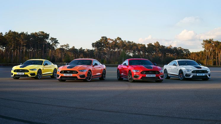 ​Ford Mustang Mach 1 er klar for utlevering i Europa