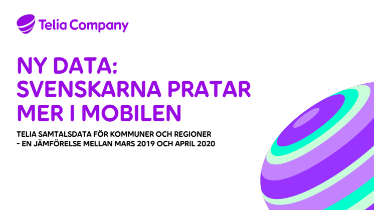 Trendbrott: Svenskarna pratar mer och längre i mobilen