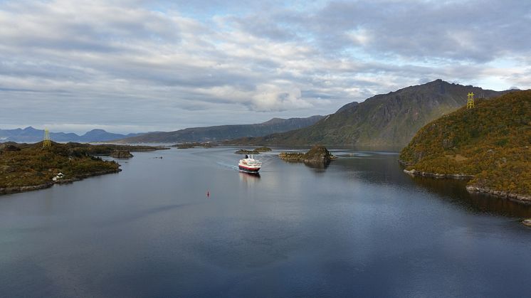 Fjordspann på plats i Lofoten