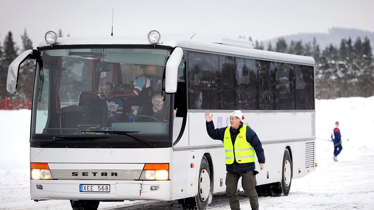 Bussar förbättrar Vasaloppets trafikflöde