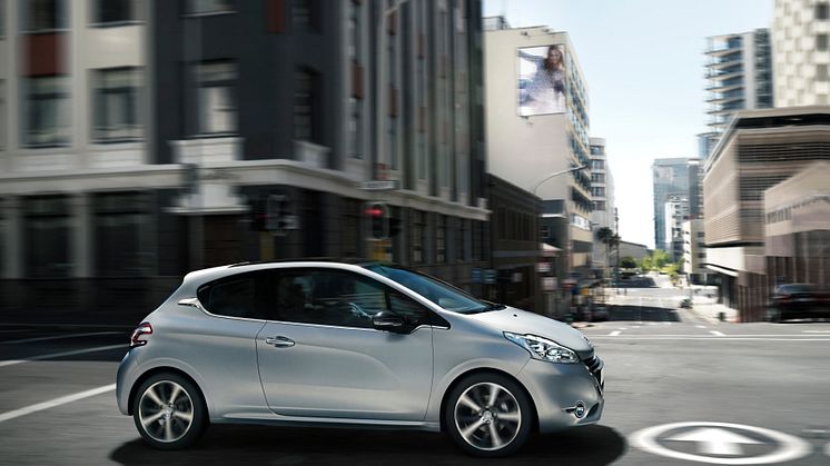 Peugeot 208 har opnået 5 stjerner i Euro NCAP´s test