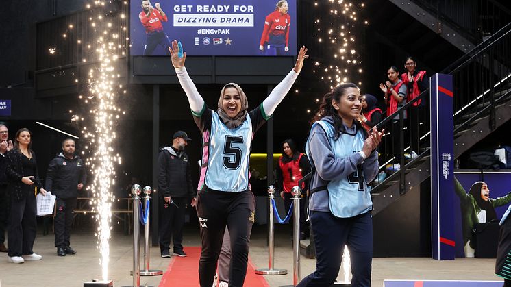 The venue was transformed into a festival of cricket and South Asian culture. Photo: Getty Images