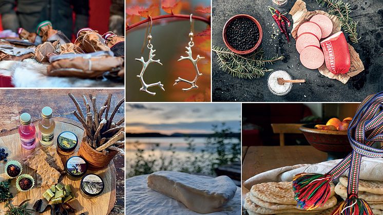 På Jokkmokksdagarna hittar du bland annat samiska delikatesser som renkött, renkorv, Jokkmokkskorv, nygräddad gáhkko, prisbelönt fjällkoost producerad i Vuollerim samt förädlade egenproducerade bär. 
