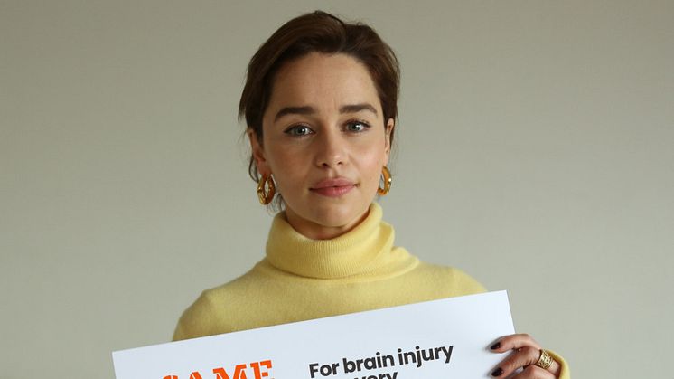 Emilia Clarke and SameYou proud to partner with the Stroke Association
