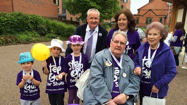​Survivors take a Step Out for Stroke in Chester