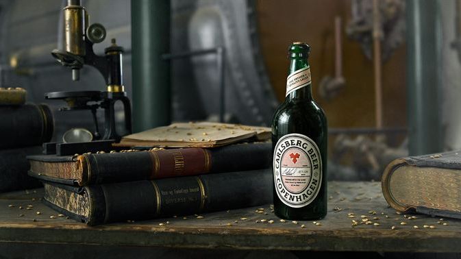 Carlsbergs laboratorium har återskapat historisk öl från 1883