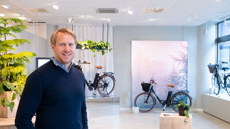 Mikael Klingberg i MOVS showroom