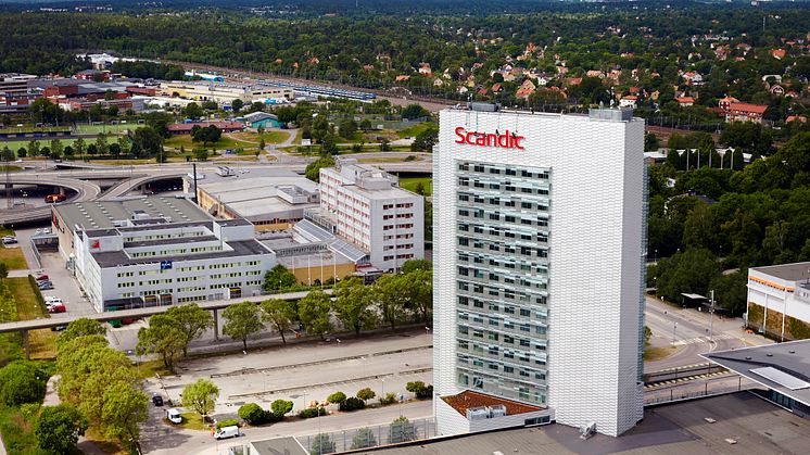 Scandic och Stockholmsmässan satsar i Älvsjö med nya Scandic Talk
