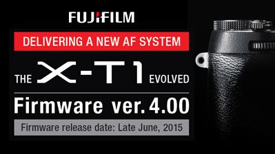 ​Firmware 4.00 till X-T1 med ett helt nytt autofokussystem