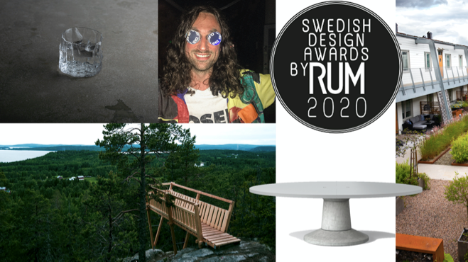 Vinnarna av Swedish Design Awards by RUM 2020