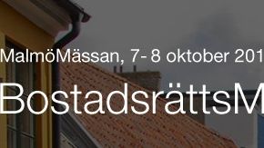 Besök oss på BostadsrättsMässan i Malmö 7-8 oktober