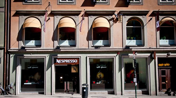 Nespresso Boutique på Kungsgatan 
