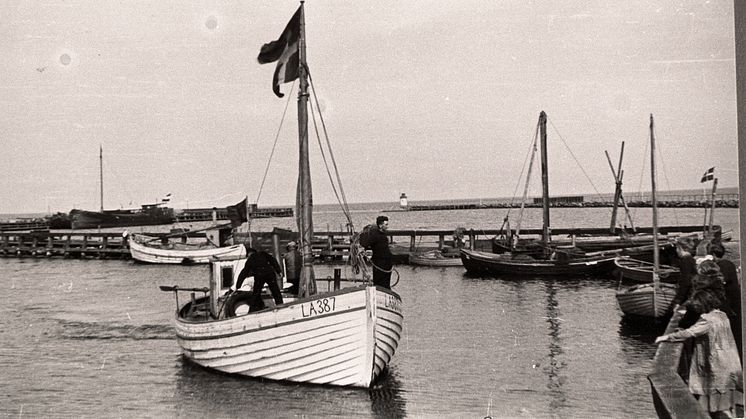 Et stykke sejlende Danmarkshistorie lægger til kaj ved Dansk Jødisk Museum