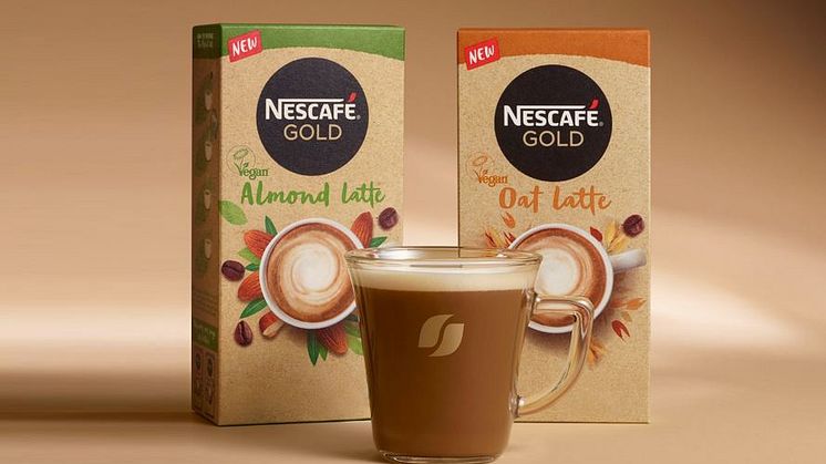Nå kommer plantebasert instant café latte til Norge