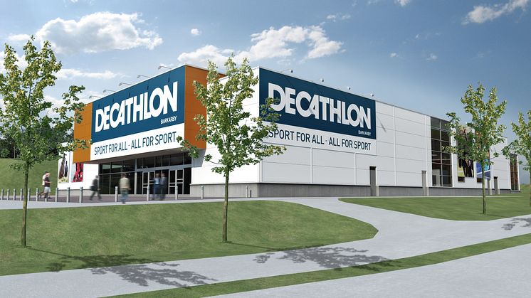 Decathlon bygger butik i Barkarby handelsområde