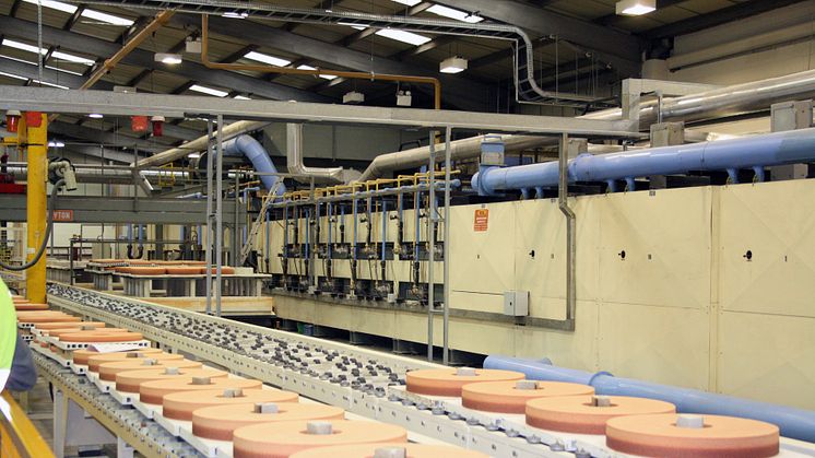 Ny fabrik för Norton keramiska slipskivor – Interiör 2
