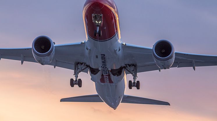 Norwegians 787 Dreamliner. Foto David Charles Peacock