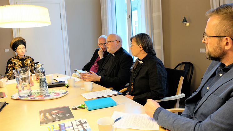 Sveriges kristna råds möte på Kulturdepartementet handlade bland annat om kyrkornas roll i civilsamhället. Foto: Mikael Stjernberg.