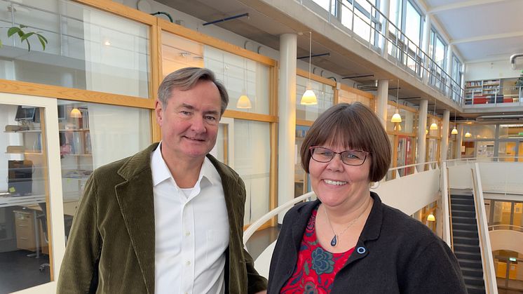 Diabetesforskarna Allan Vaag och Lena Eliasson är nya koordinatorer för Lunds universitets diabetescentrum. Foto: Petra Olsson