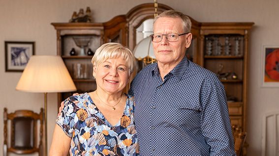 Riitta & Jorma Palosaari kom från Finland under arbetskraftsinvandringen och har bott i Sundsvall i 50 år.