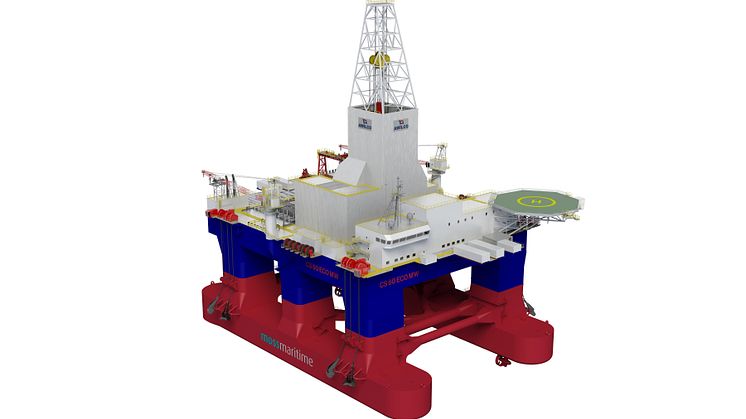 Moss Maritime CS60 ECO MW design drilling rig