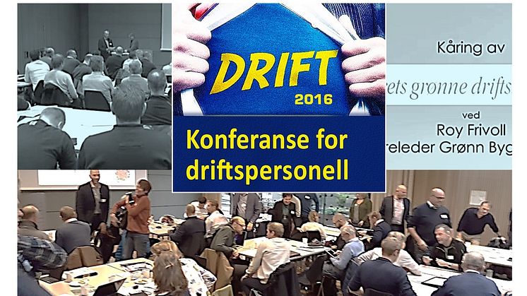 Årets grønne driftskonferanse 2016 ble avholdt 24. november - opptakene ligger klare på byggalliansen.no