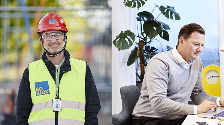 Jerker Lessing (t v) och Alexander Velevski, BoKlok.