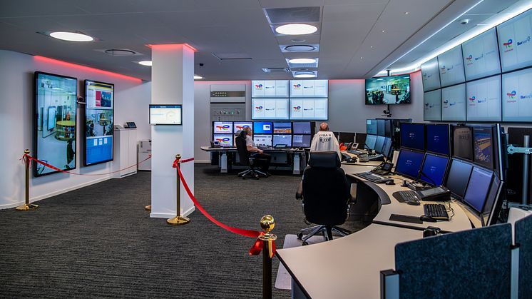 Tyra onshore control room