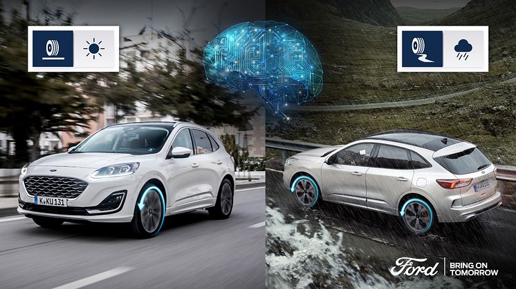 Nye Kuga med drivstoffbesparende firehjulstrekksystem med kunstig intelligens