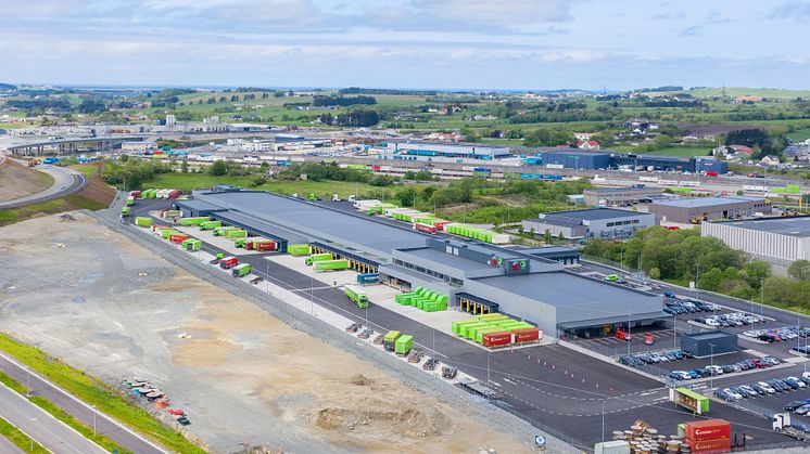 Posten og Brings logistikksenter Stavanger ligger i Vagle Næringspark i Sandnes.