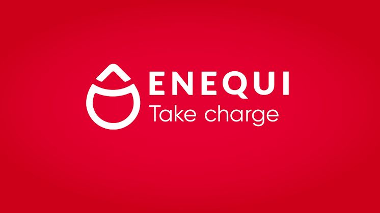 Enequi logo, tagline and new brand idenity
